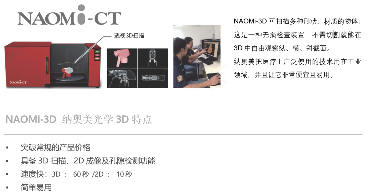 桌面型X射线三维扫描CT-3D-M